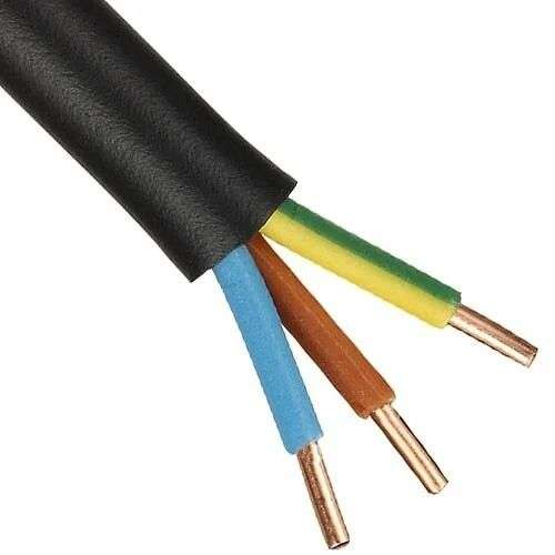 Câble électrique U1000R2V 3x2,5 mm² - 10 m
