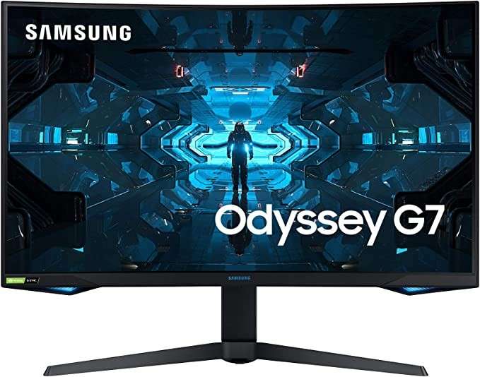 Écran PC incurvé 32" Samsung Odyssey G7 (LC32G73TQSRXEN) - WQHD, QLED VA, 240 Hz, 1 ms, HDR600, FreeSync Premium (Via ODR de 60€)