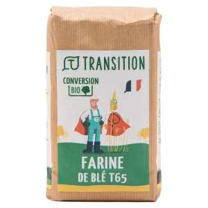 Farine de blé TRANSITION 1kg T65 - Auchan Mantes (78)