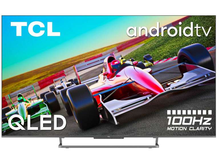 TV 65" TCL 65C728 - QLED, UHD, 100 Hz, Dolby Vision, Atmos, HDR10+, HDMI 2.1/eARC, VRR-Son Onkyo (via ODR 100€)