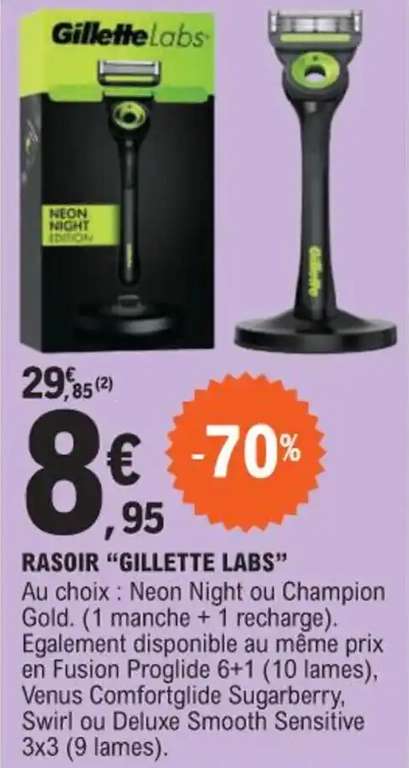 Rasoir Gillette Labs Neon Night Edition