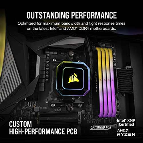 Corsair Vengeance LPX 32Go (2x16Go) DDR4 3000MHz C16 XMP 2.0 Kit de Mémoire  Haute Performance - Noir