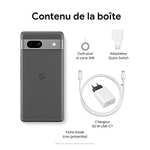 Smartphone 6.1" Google Pixel 7A 5G + chargeur - Charbon, 128 Go