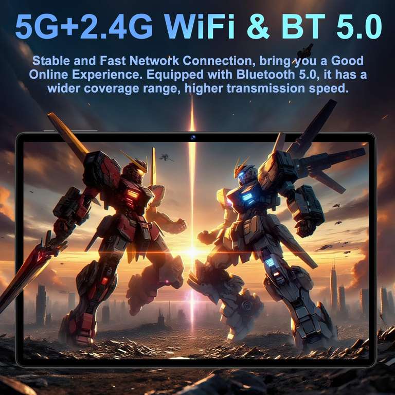 Tablette Android 15 SKYEGG K13 - 10 Pouces, 30 Go RAM, 64 Go ROM, Widevine L1, Clavier Et Souris Inclus