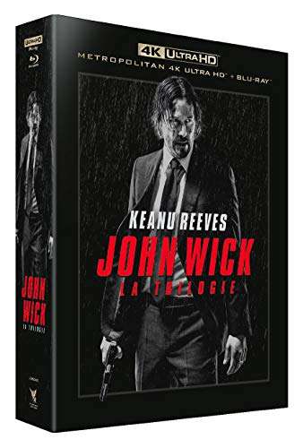 Film Blu-Ray 4K John Wick - La Trilogie (4K UHD + Blu-Ray)