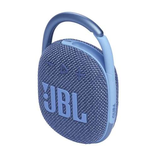 Enceinte Bluetooth sans fil JBL Clip 4, IP67, Design ultra-portable, 10h d'autonomie, bleu