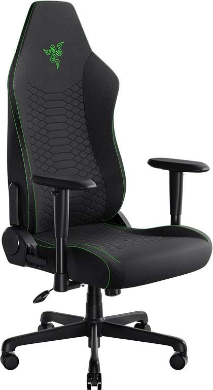 Chaise de bureau Razer Iskur V2 X - Coussins en Mousse moulée Haute densité, accoudoirs 2D, Tissu, Support Lombaire intégré (150€ fidélité)