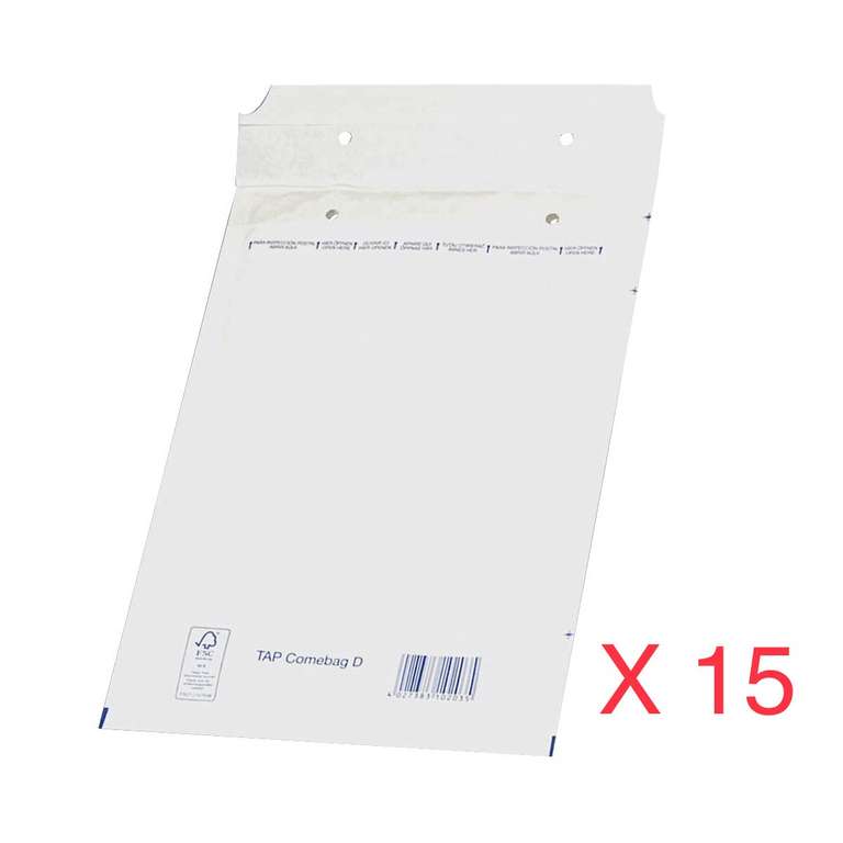 Lot de 15 Enveloppes Auto-adhésives Avec Papier Bulle 200x275mm (D14)