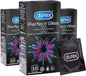 [Prime] Lot de 3 paquets de 10 préservatifs Durex Perfect Gliss - 3x10