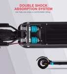 Trottinette électrique iScooter i9 Pro (2023) - Pneus 8.5", 350W, 7.5Ah, 30km/h, Écran LCD, Jusqu'à 120kg (Stock Europe)