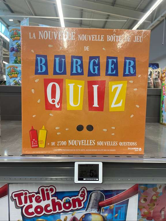 70% de réduction immédiate sur une sélection de jeux de société - Ex: Burger Quiz - Pont-Sainte-Maxence (60)