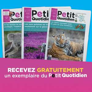 Un exemplaire gratuit du journal Le Petit Quotidien (via Facebook)