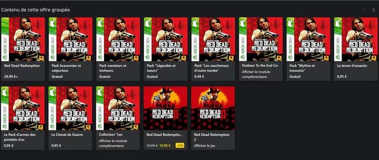 Bundle Red Dead Redemption + Red Dead Redemption 2 sur Xbox One & Series XIS (Dématérialisé - Store Turquie)