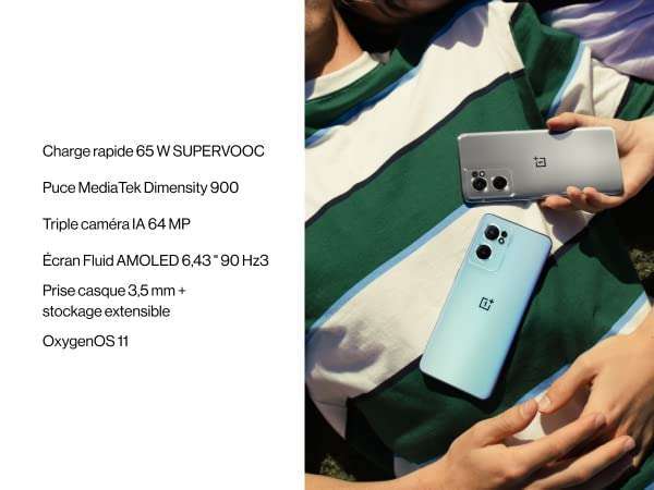 Smartphone 6.43" OnePlus Nord CE 2 5G - 8 Go RAM, 128 Go ROM