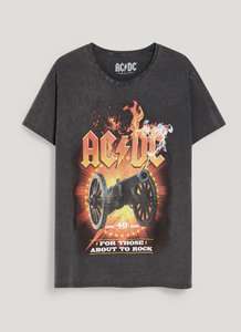 T-Shirt AC/DC clock house - Grandes Tailles 3XL, 4XL