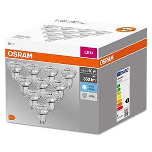 Lot de 10 ampoules Osram GU10 LED 4000K