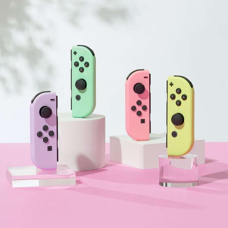 Paire de manettes Joy-Con Pastel : Violet / Vert pour Nintendo Switch