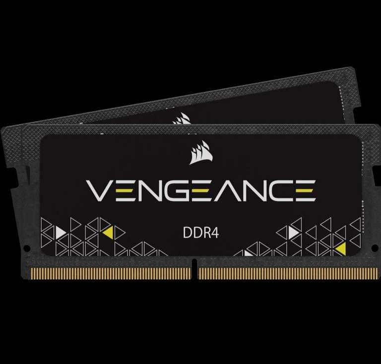 Kit mémoire RAM DDR4 SoDimm Corsair Vengeance 32 Go (2 x 16 Go) - 3200 MHz, CL22 (CMSX32GX4M2A3200C22)