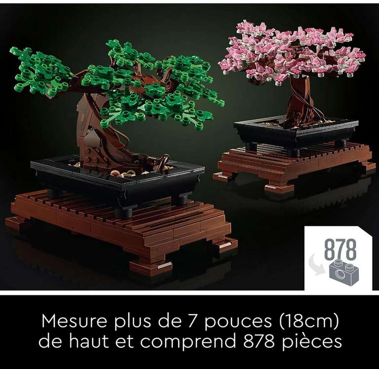 LEGO Icons botanique : 10311 L’Orchidée ou 10281 Bonsaï (via Coupon)