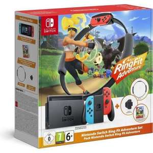 Console Nintendo Switch + Jeu Ring Fit Adventure (via 120€ en BA) - Trie-Chateau (60)