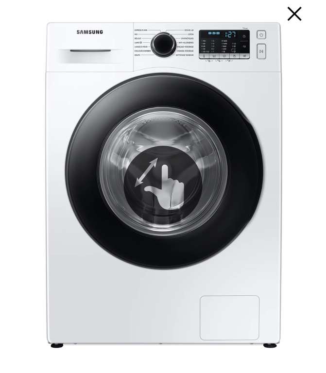 Machine à laver frontale Samsung WW11BGA046AE - 11kg, 1400 tr/min