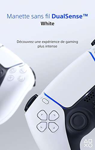 Manette sans fil Sony DualSense PS5 - blanc