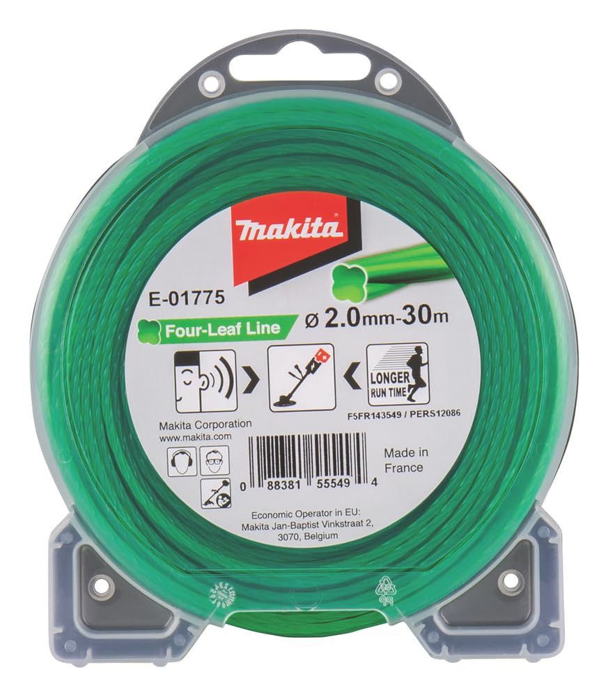 Fil Nylon Makita Trèfle Torsadé - 2mm x 30m