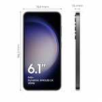 Smartphone 6.1" Samsung Galaxy S23 128 Go + chargeur 25W (via Coupon + via ODR de 100€)