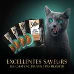 40 Sachets Fraîcheur en Sauce Mini Filets Sheba - Sélection à la Volaille pour Chat Adulte, 40x85g