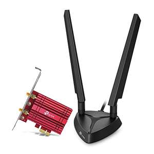 Carte réseau Wi-Fi TP-Link AXE5400 - WiFi 6E, Bluetooth 5.3, (6GHz/5GHz/2.4GHz), WPA3, Chipset avec 2 antennes tri-bande
