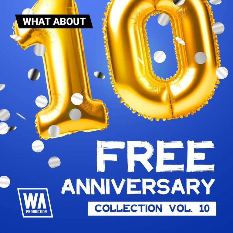 Plugin audio Free Anniversary Collection Vol. 10! - 7Go (waproduction.com)