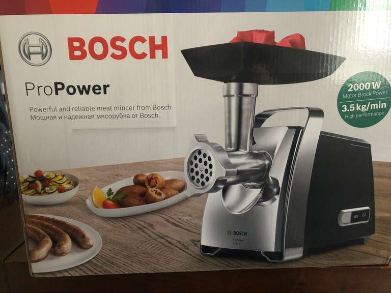 Hachoir à Viande Pro Power argent Bosch