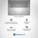 PC Portable 16" Dell Inspiron 16 5620 - FHD+, i5-1235U, RAM 8 Go, SSD 512 Go, WiFi 6, Windows 11