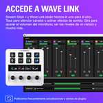 [Prime ES] Elgato Stream Deck + White, mélangeur audio, contrôleur Live et Studio streaming, jeux, bande tactile