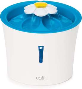 Fontaine à eau pour chat Fleur 2.0 Catit - 3 litres, LED, 6 réservoirs, 3 réglages de débit