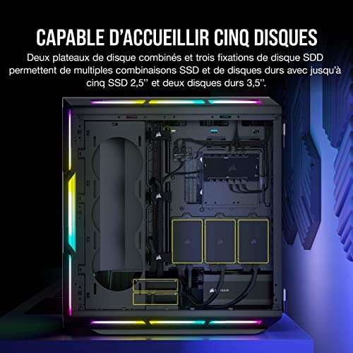 Boitier PC Corsair iCUE 5000T RGB Noir