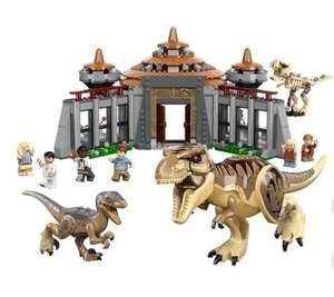 Lego 76961 Jurassic World : Le Centre Des Visiteurs : T-Rex et Vélociraptor