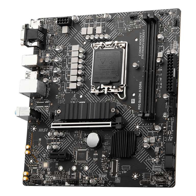 Carte Mère MSI Pro B660M-B DDR4, Socket INTEL LGA1700, Micro-ATX