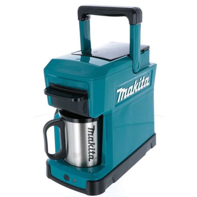 Machine à café moulu ou à dosette Makita DCM501Z 10.8V - 14.4-18V, Bleu, 240 ml (voleda.fr)