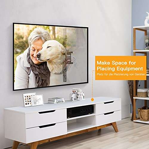 Support mural TV Perlegear - Inclinable pour écrans 26-60", Capacité max. 52kg, Support TV VESA Max 400x400mm (Vendeur tiers)