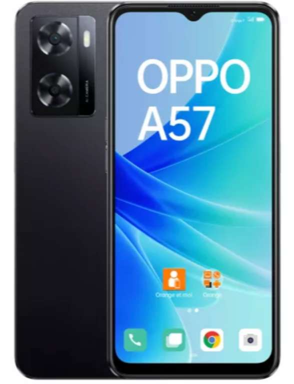 Smartphone 6.6" Oppo A57 - Noir, 64Go