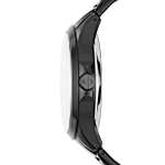 Montre homme Armani Exchange - boîtier en acier inoxydable noir de 46 mm avec bracelet en acier inoxydable, AX2189