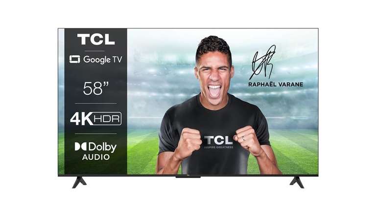 TV 58" TCL 58P635 (2022) - UHD 4K, HDR 10, HLG, HDMI 2.1, Dolby Audio, Google TV