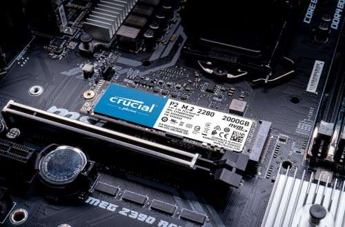 SSD Interne NVMe Crucial P2 CT500P2SSD8 - 500Go