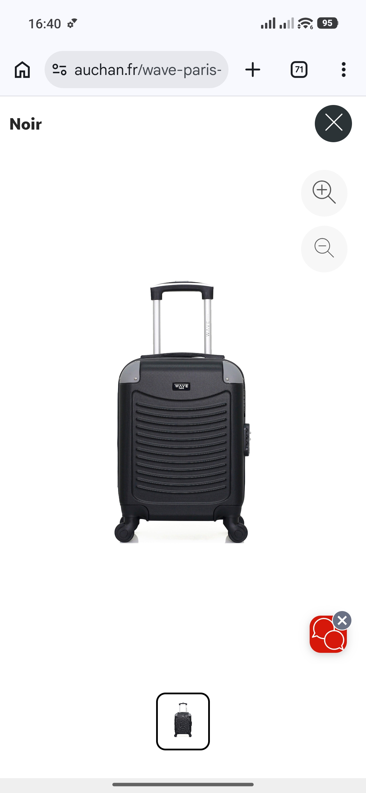 WAVE PARIS - Valise Cabine XXS CONGO 46 