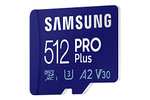 Carte mémoire microSDXC Samsung Pro Plus MB-MD512KA/EU - 512 Go- 160/120 Mo/s