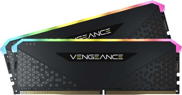 Kit mémoire RAM Corsair Vengeance RGB RS ‎CMG16GX4M2E3200C16 - 16 Go (2 x 8 Go), DDR4, 3200 MHz, CL16