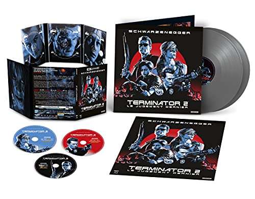 [Prime] Terminator 2 édition limitée spécial 30ème anniversaire : Blu-ray 4K Ultra HD + 3D + Blu-Ray + Double Vinyl