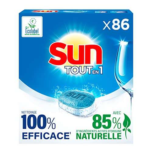 86 Tablettes Lave-Vaisselle Sun Tout en 1 Standard
