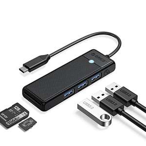 Hub USB-C Orico - USB 3.0 (5Gbps) x3 / SD & TF (vendeur tiers)
